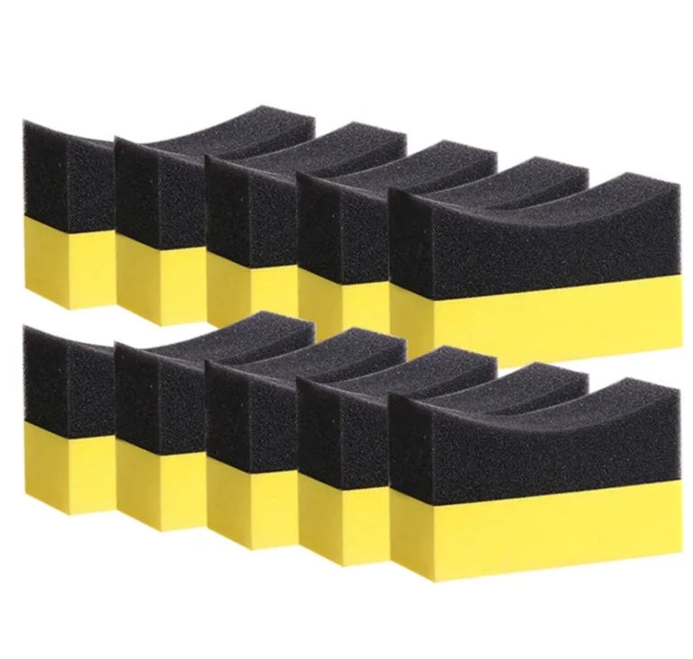 Wheel Cleaning Sponge Set: 5/10pcs for Wash, Wax, and Polish