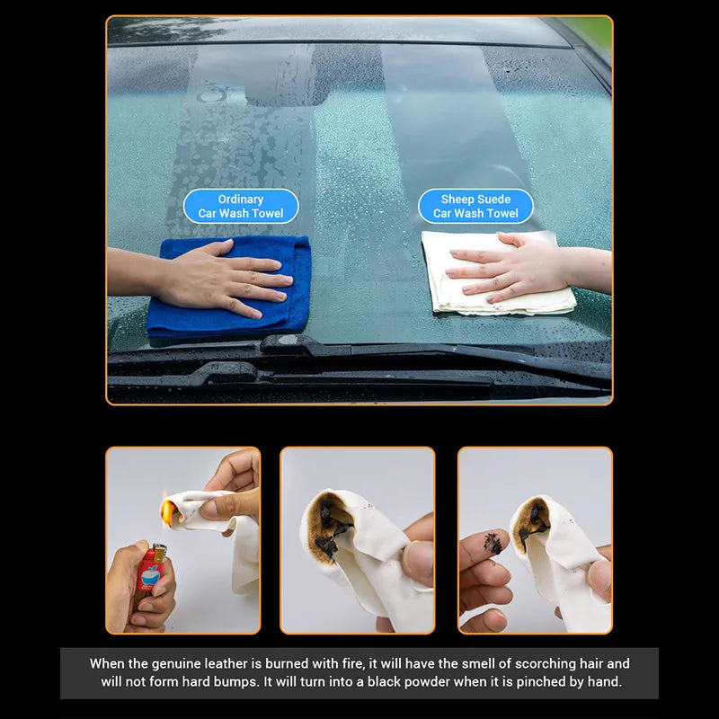 Genuine Sheepskin Cleaning Car Cloth