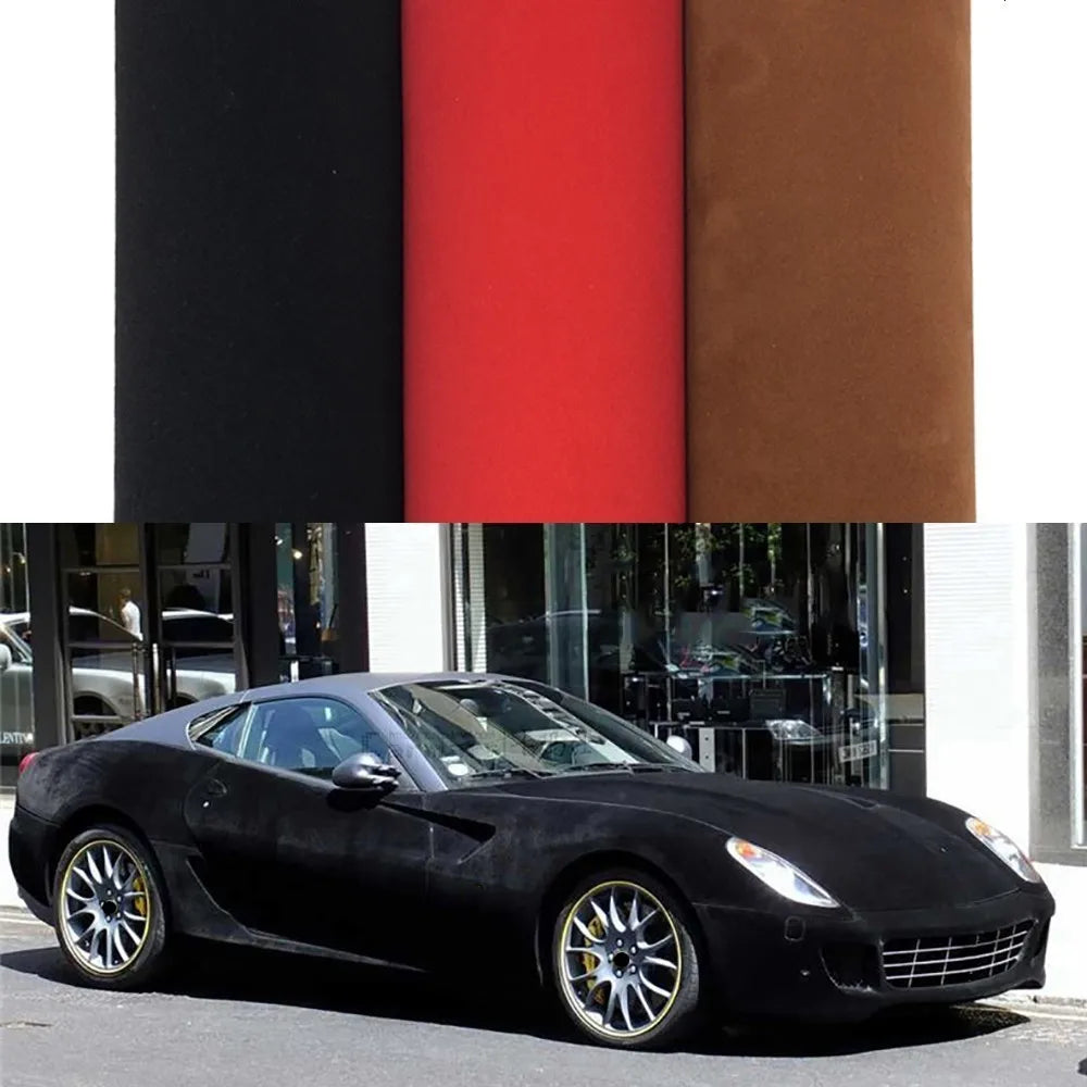 Velvet Fabric Suede Cloth Car Wrap Interior/Exterior