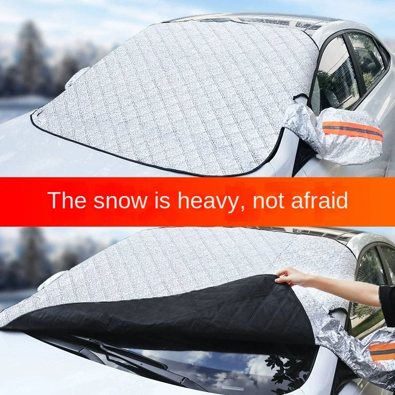 Car Windshield Cover: Waterproof Snow & Sun Protector