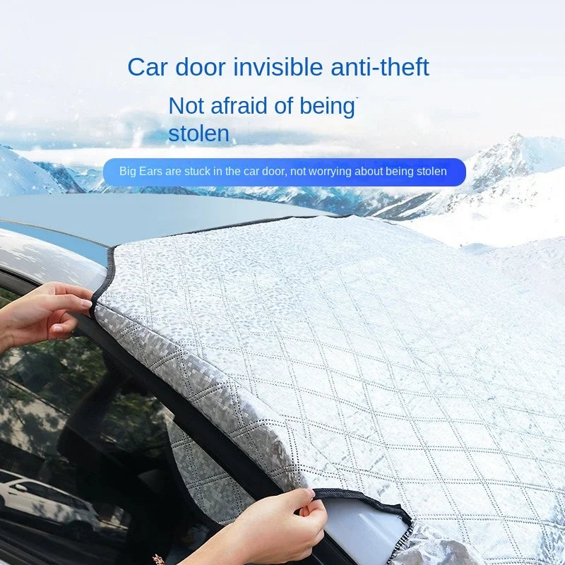 Car Windshield Cover: Waterproof Snow & Sun Protector