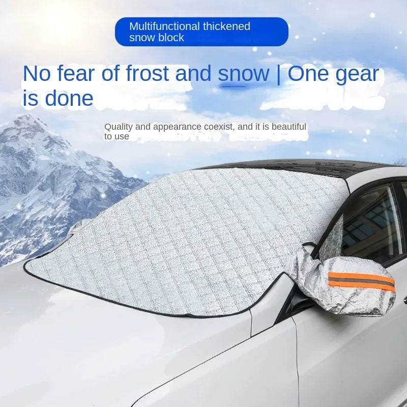 Car Windshield Cover: Waterproof Snow & Sun Protector