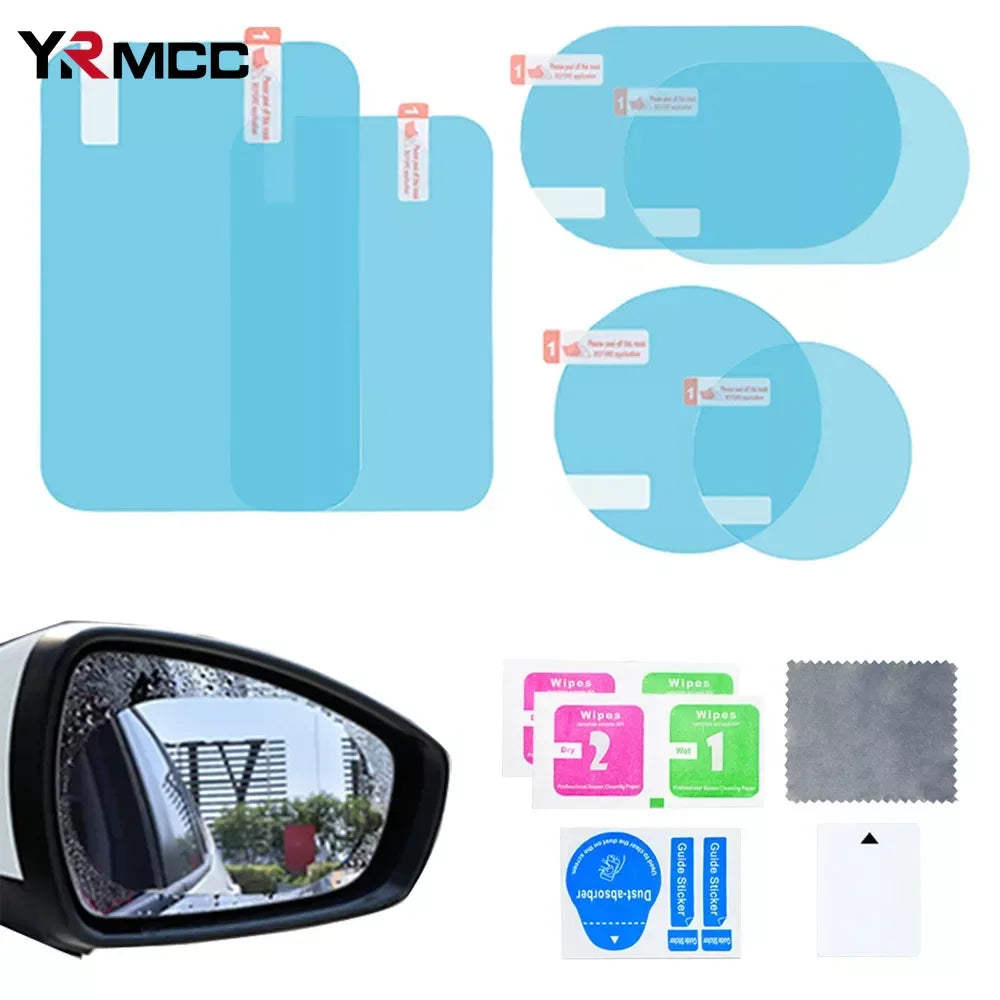 Mirror Film: 2 Pcs Anti-Fog/Rainproof Set