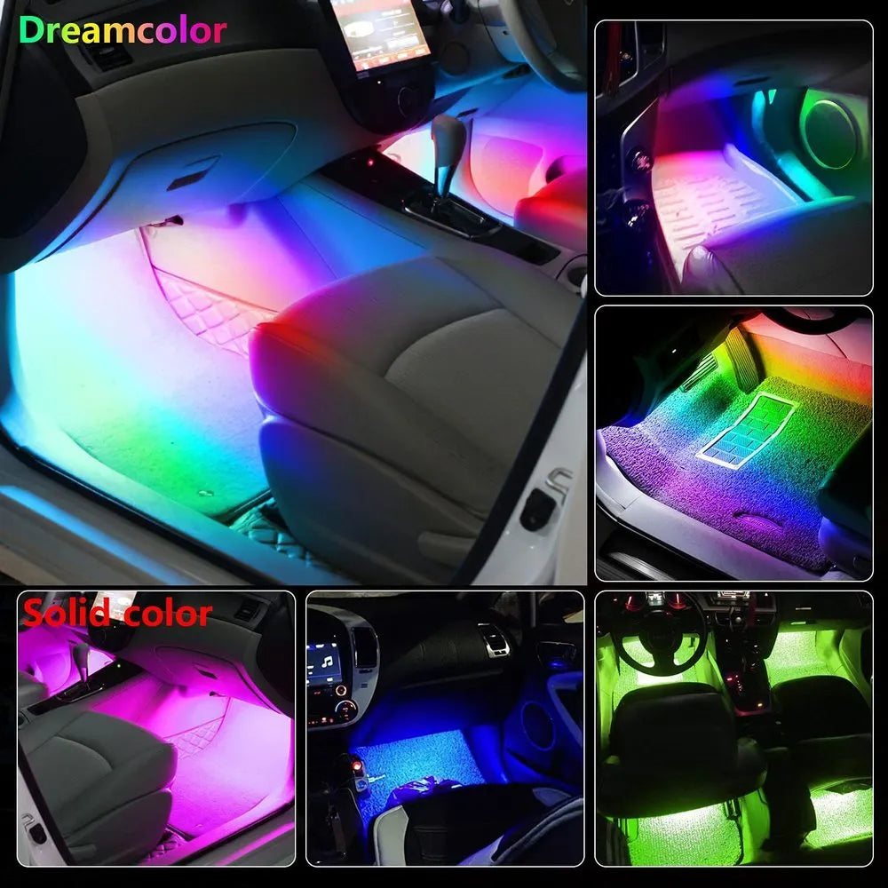 Car Interior Footwell Ambiance Enhancement Kit